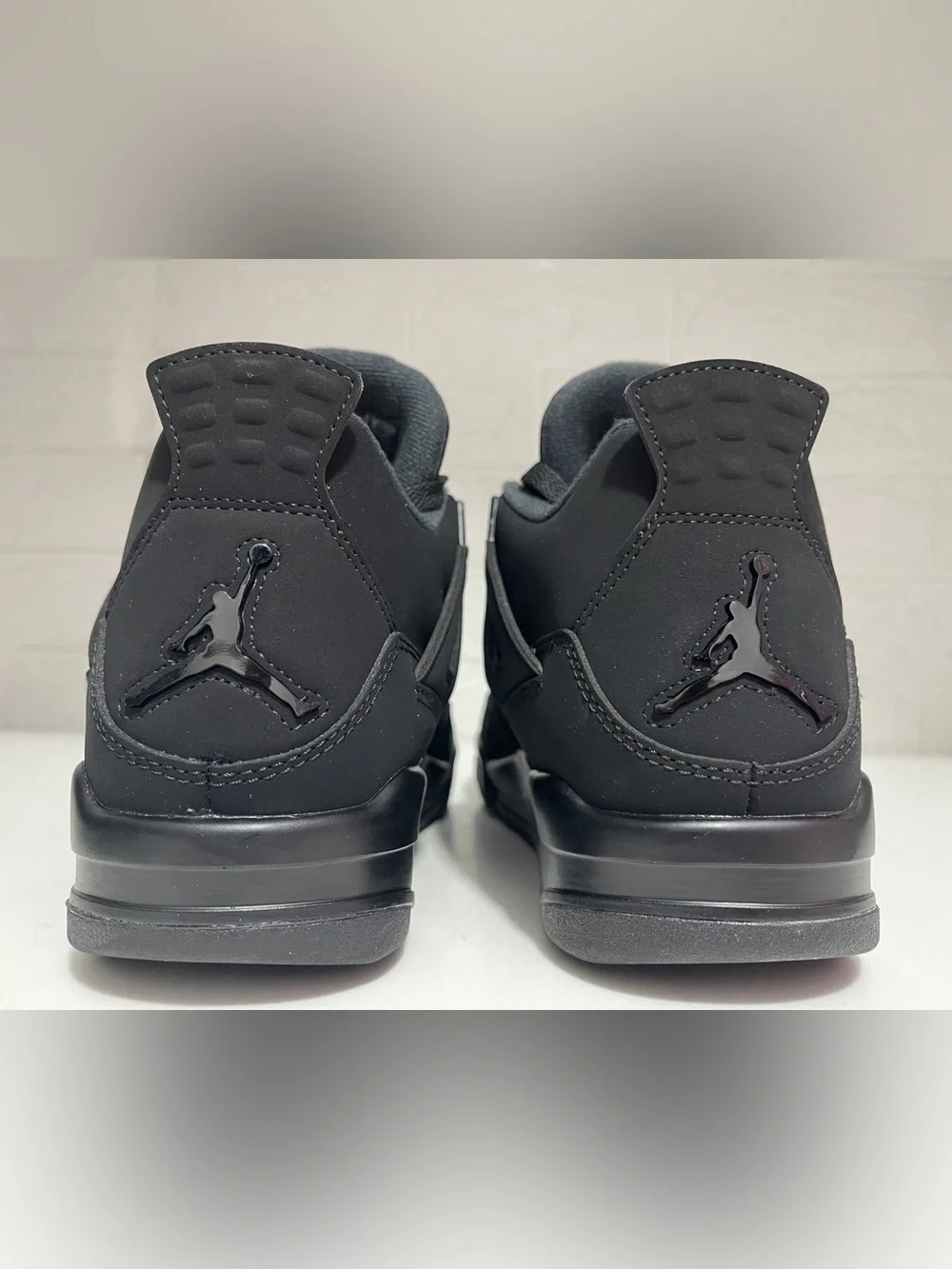 Air Jordan 4 All-Black Retro Basketball Sneaker
